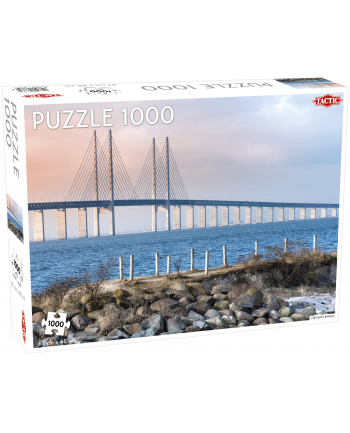 PROMO Puzzle 1000 el. Around the World Northern Stars Öresund Bridge 56683 TACTIC