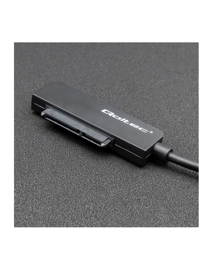 qoltec Adapter SATA | Przejściówka na dysk SSD HDD 2.5' | USB-C | Super speed 5Gb/s | 2TB główny