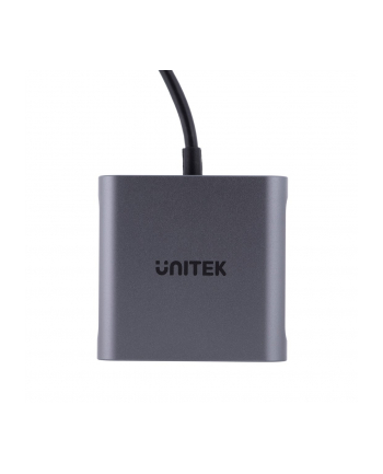 unitek Adapter USB-C - 2x HDMI 2.0,  4K MST, M/F