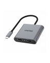 unitek Adapter USB-C - 2x HDMI 2.0,  4K MST, M/F - nr 1