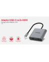 unitek Adapter USB-C - 2x HDMI 2.0,  4K MST, M/F - nr 2