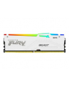 KINGSTON 16GB 6000MT/s DDR5 CL30 DIMM FURY Beast White RGB XMP - nr 21