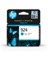 hp inc. Tusz 924 Cyan 4K0U3NE - nr 8