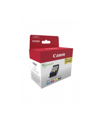canon Tusz CLI-571 C/M/Y/BK MULTI z zabezpieczeniem 0386C009