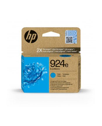 hp inc. Tusz 924e Cyan 4K0U7NE nr 1
