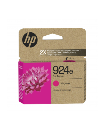 hp inc. Tusz 924e Magenta 4K0U8NE