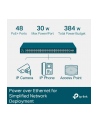 tp-link Przełącznik Zarządzany SG3452P Switch 48xGE PoE 4xSFP - nr 1