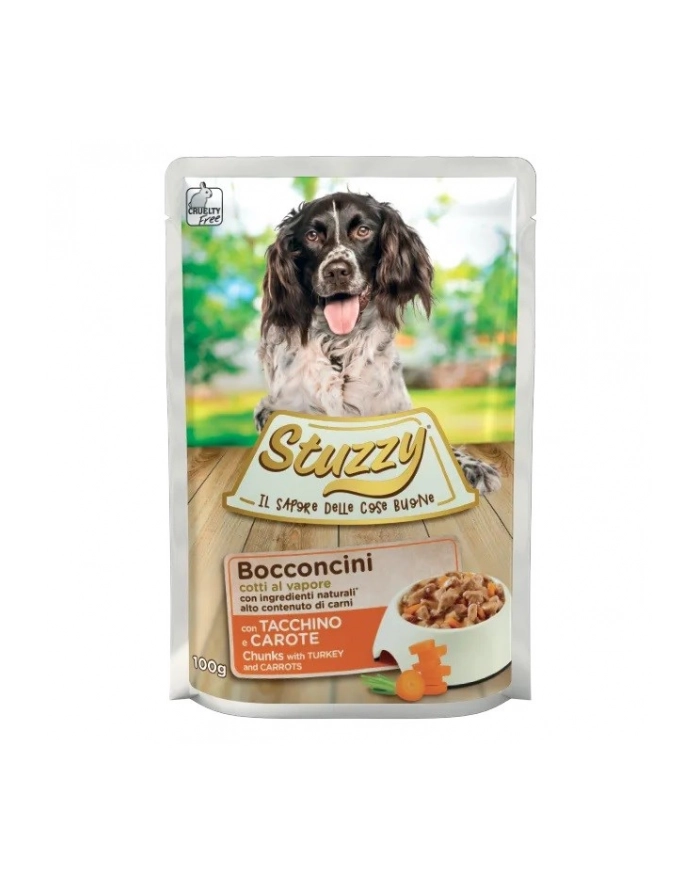 agras pet foods STUZZY dla psów Chunks Indyk z Marchewką 100g główny