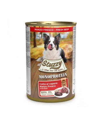 agras pet foods STUZZY dla psów Monopczerwonyein Wołowe 400g