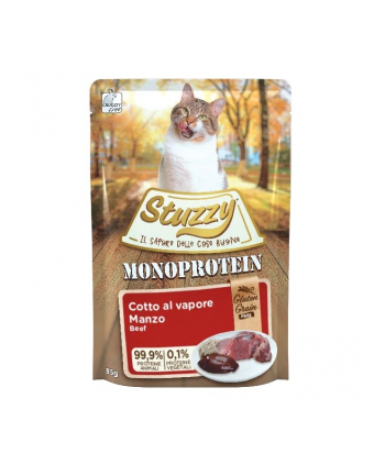 agras pet foods STUZZY dla kotów Monopczerwonyein Wołowe dla Dorosłych 85g