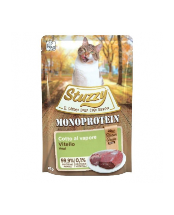 agras pet foods STUZZY dla kotów Monopczerwonyein Cielęce dla Dorosłych 85g