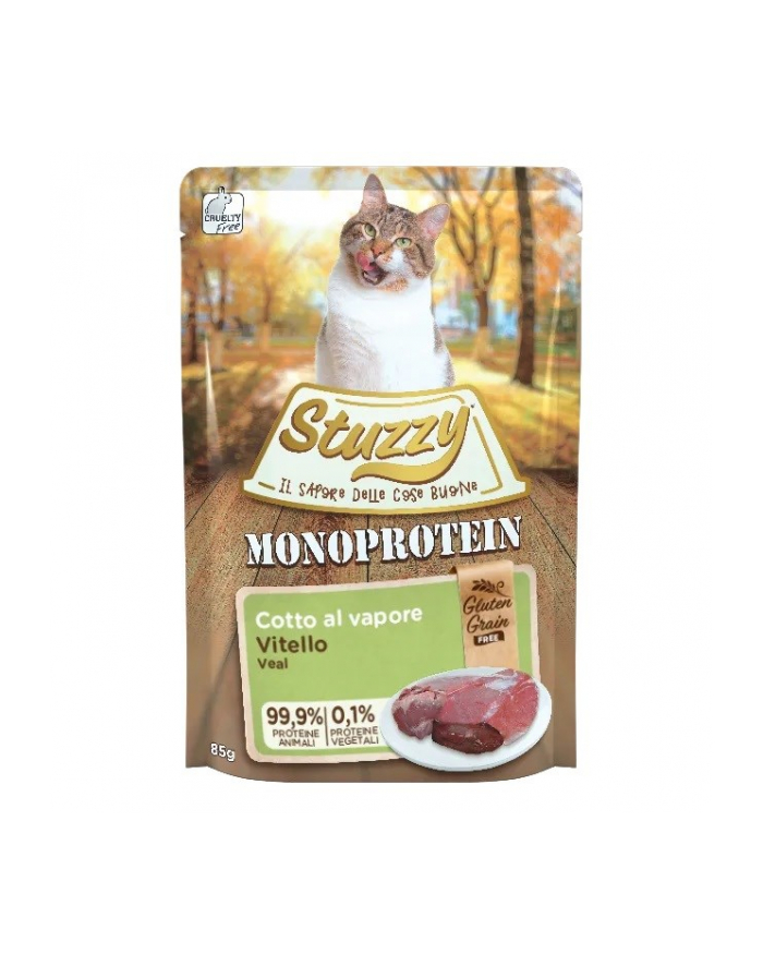 agras pet foods STUZZY dla kotów Monopczerwonyein Cielęce dla Dorosłych 85g główny