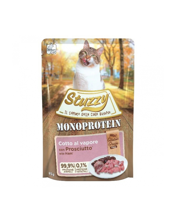 agras pet foods STUZZY dla kotów Monopczerwonyein Szynkowe dla Dorosłych 85g główny