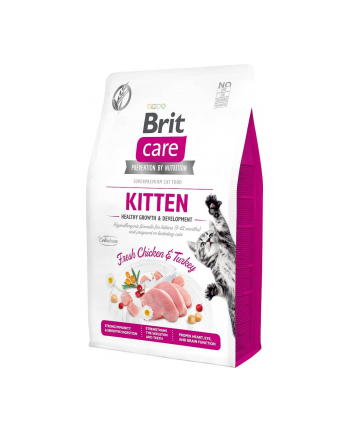 BRIT Care Kitten Fresh Chicken with Turkey - sucha karma dla kota - 2 kg