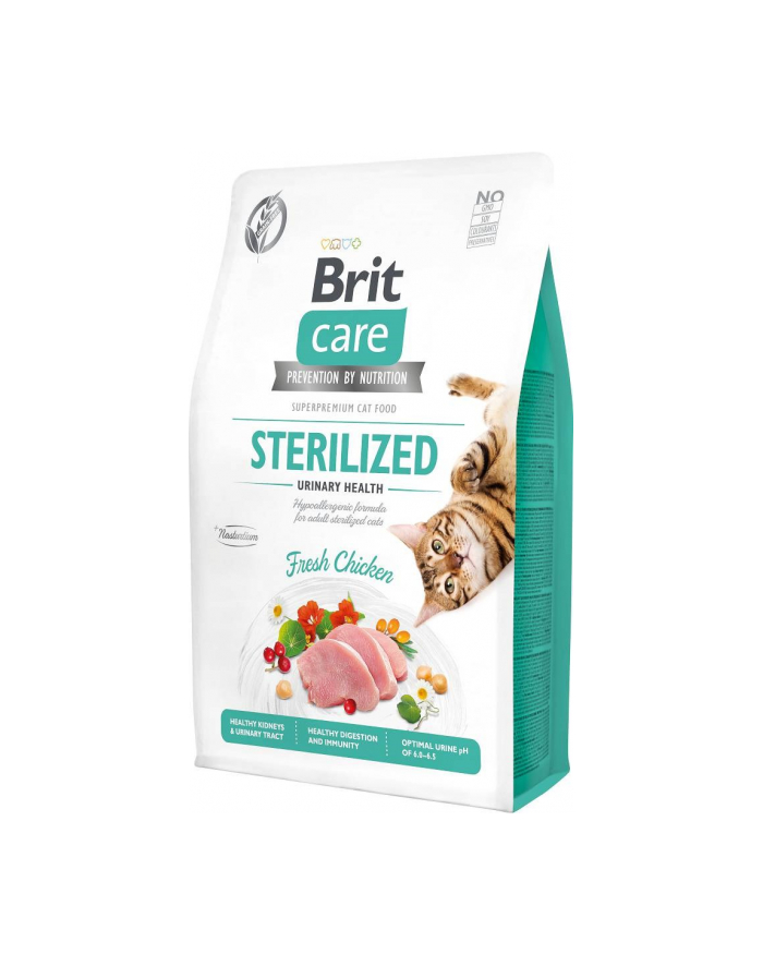 BRIT Care Sterilized Urinary Chicken - sucha karma dla kota - 2 kg główny