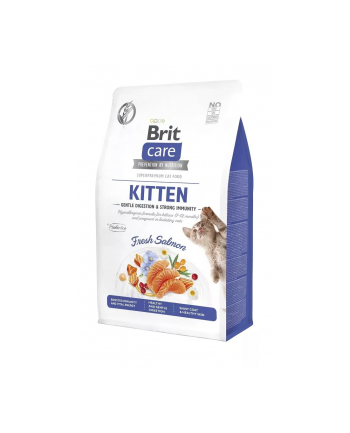 BRIT Care Kitten Digestion'amp;Immunity Fresh Salmon - sucha karma dla kota - 2 kg