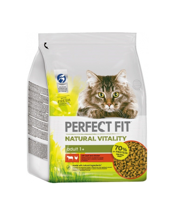PERFECT FIT Natural Vitality sucha karma dla kota wołowina i kurczak 2,4 kg
