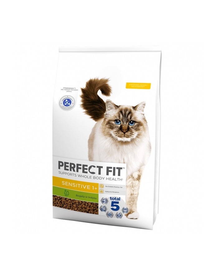PERFECT FIT Sensitive sucha karma dla kota z indykiem 7kg główny