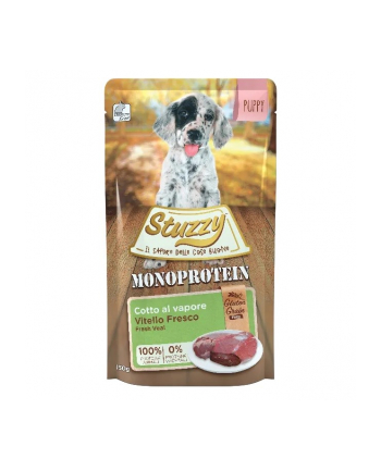 agras pet foods STUZZY dla psów Grain Free Monopczerwonyein Cielęce dla Szczeniąt 150g