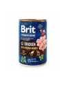 BRIT Premium By Nature Kurczak i serca puszka 400g - nr 2