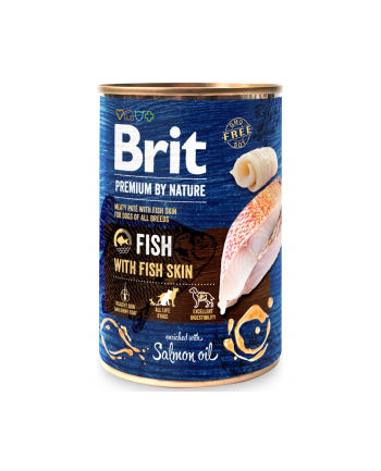 BRIT Premium By Nature Ryba ze skórami 400g