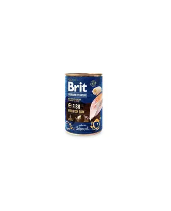 BRIT Premium By Nature Ryba ze skórami 400g