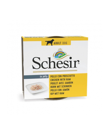 agras pet foods SCHESIR dla psów Adult w Galarecie Fileciki z Kurczaka i Szynką 150g