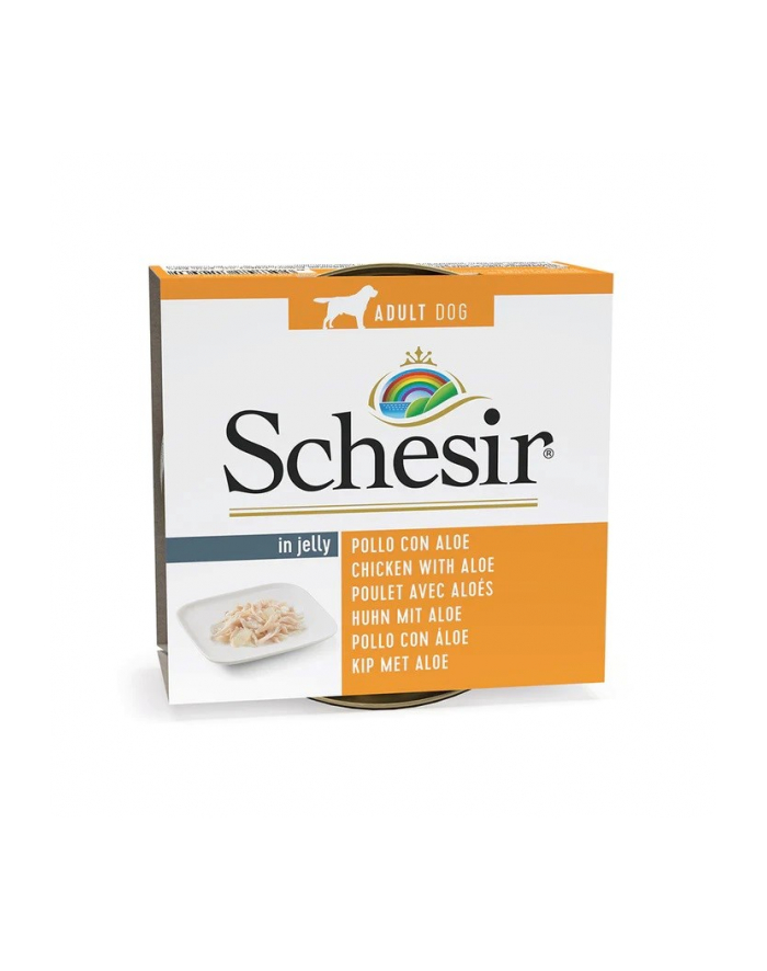 agras pet foods SCHESIR dla psów Adult w Galarecie Fileciki z Kurczaka i Aloesem 150g główny