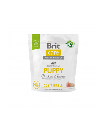 BRIT Care Dog Sustainable Puppy Chicken 'amp; Insect - sucha karma dla szczeniąt - 1 kg