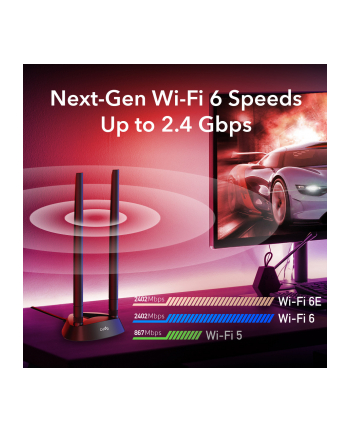Express Adapter Cudy Wi-Fi 6E PCI AX5400