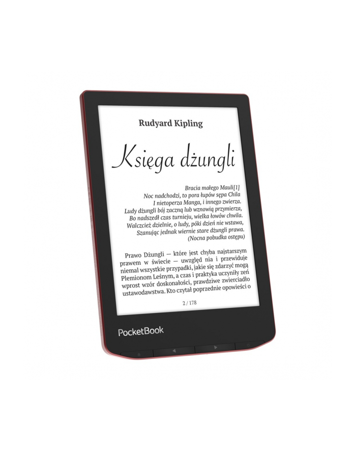 Czytnik e-Booków Pocketbook 634 Verse Pro passion czerwony główny