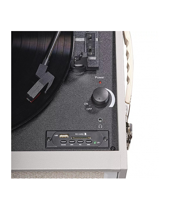 Gramofon retro na nóżkach Denver VPR-250 z radiem FM, BT i USB