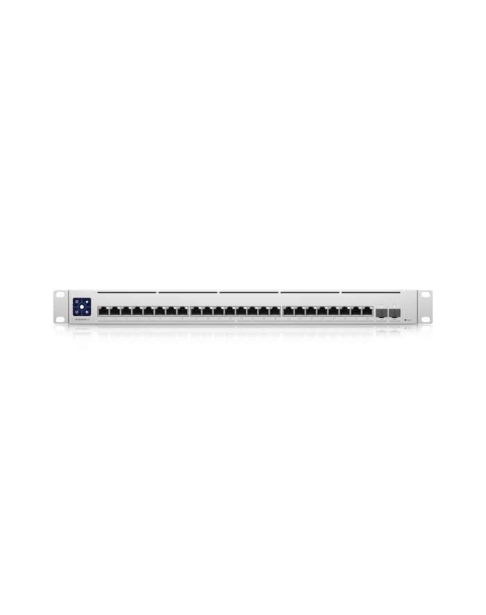no name Ubiquiti Switch UniFi 24xRJ45 10G/2xSFP28 25G zarządzany 19''; do montażu w szafie rack, ekran dotykowy 1,3''; główny