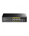 PoE+ Switch Cudy with 2 Gigabit Uplink Ports 120W 8-Port 10/100M - nr 1