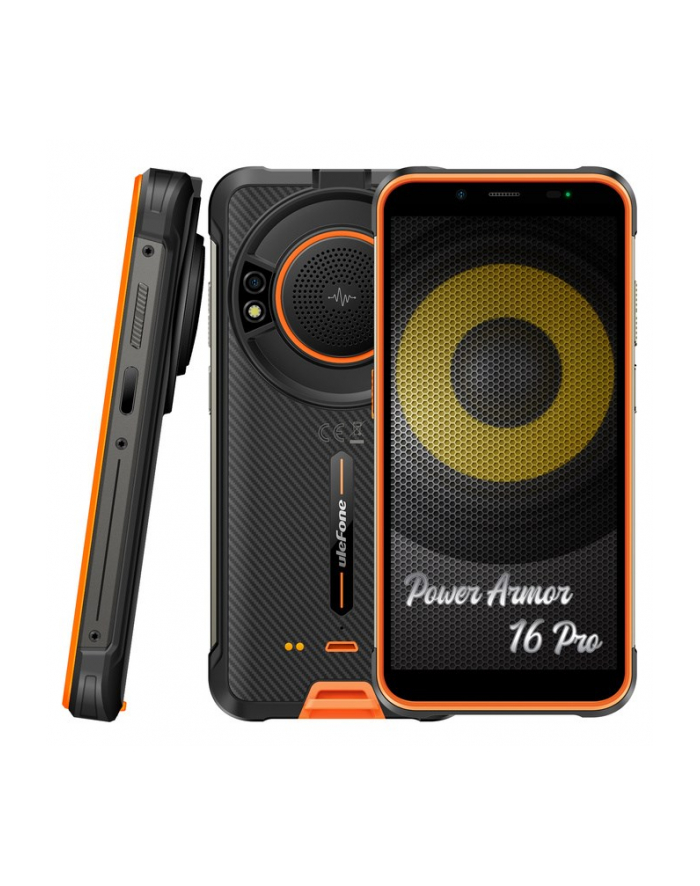 Smartphone Ulefone Power Armor 16 Pro 4GB/64GB (pomarańczowy) główny