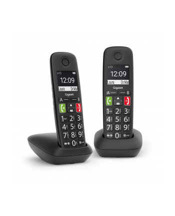 Gigaset Telefon bezprzewodowy E290 Duo Black