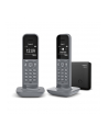 Gigaset Telefon bezprzewodowy CL390 Duo Gray - nr 1