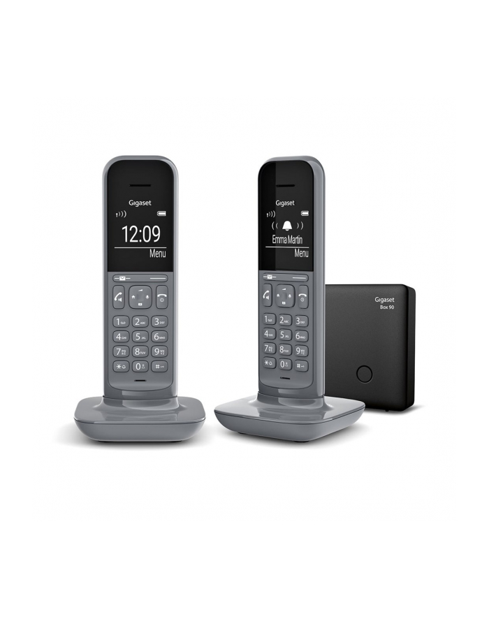 Gigaset Telefon bezprzewodowy CL390 Duo Gray główny