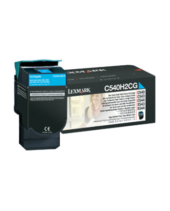 Toner cyan do C540/C543/C544/X543/X544, wyd. do 2000 str.