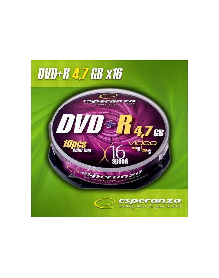 DVD+R 4,7GB x16 - Cake Box 10 główny