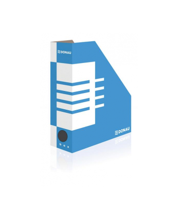 pbs connect Pojemnik na dokumenty DONAU, karton, ścięty, A4/100mm, niebieski