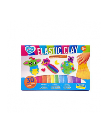 maksik Ciastolina Zestaw ELASTIC CLAY 30 sztuk TM Lovin 70141