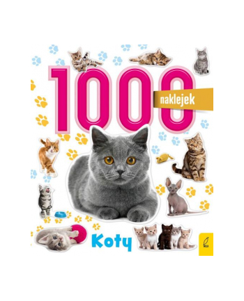 foksal Książeczka 1000 naklejek. Koty
