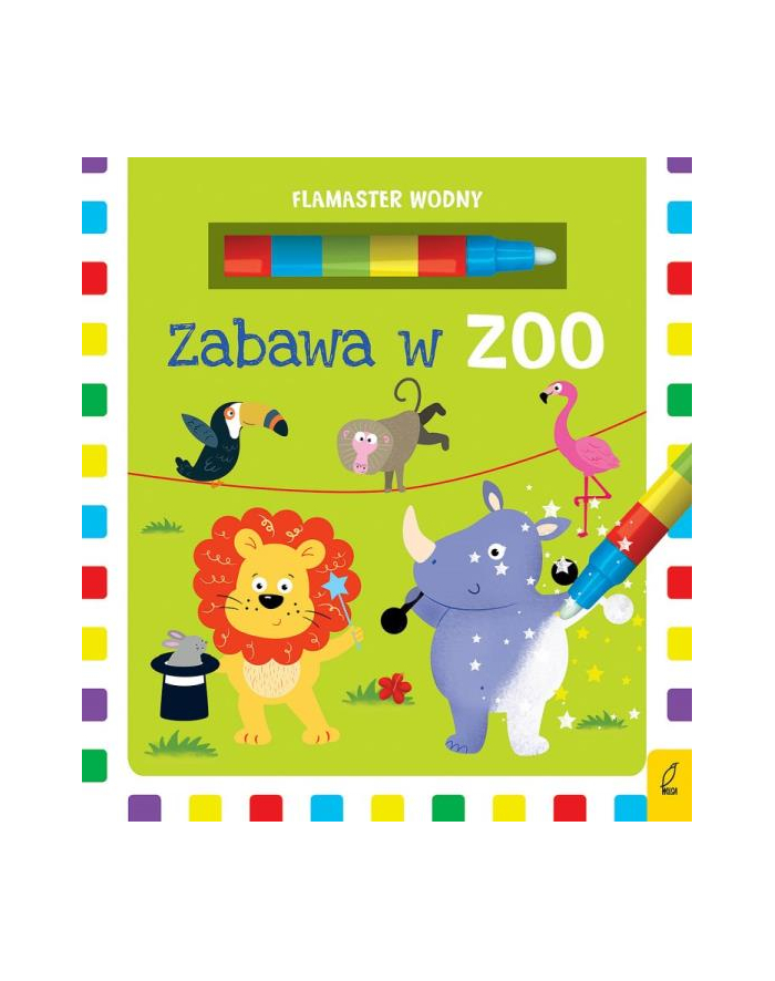 foksal Książeczka Flamaster wodny. Zabawa w ZOO główny