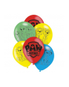 amscan 6 BALONÓW, LATEKS PAW PATROL 2022 27.5 CM / 11''; - nr 1