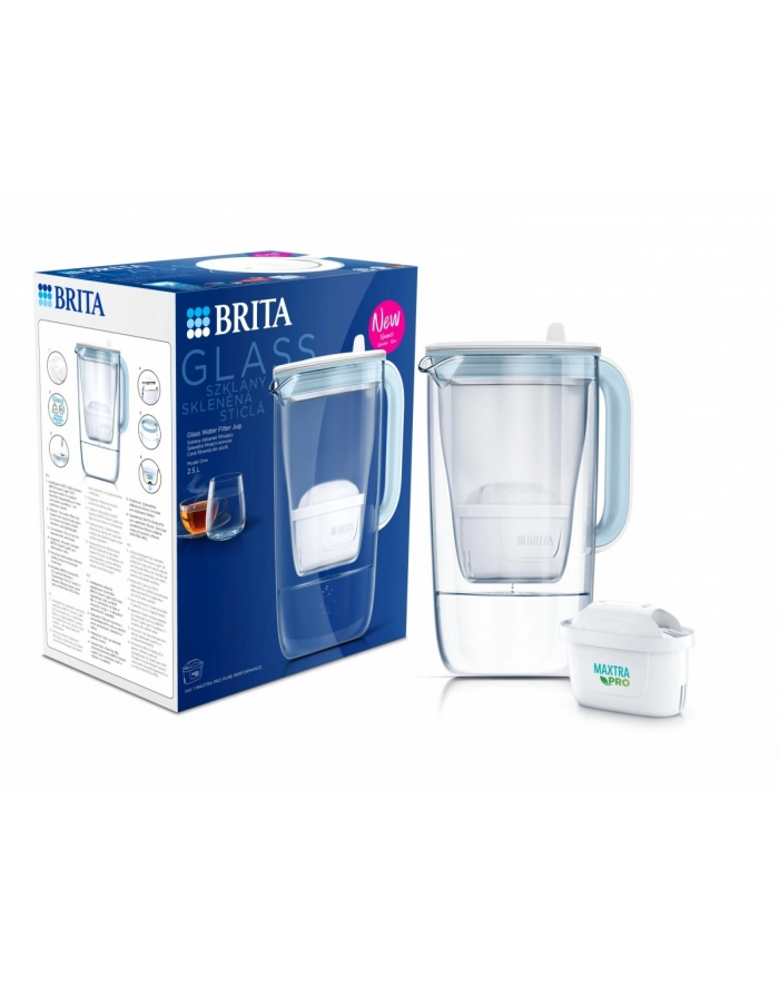 brita Dzbanek filtrujący 2,5l szklany + 1 wkład PRO Pure Performance główny