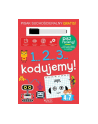 Książka z pisakiem suchościeralnym 1...2...3... kodujemy! Wydawnictwo Jedność - nr 1