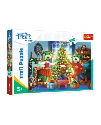 Puzzle 100el. Zimowe Trefliki 16459 TREFL