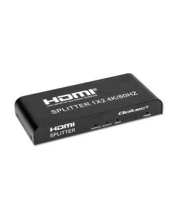 qoltec Aktywny rozdzielacz Splitter 2 x HDMI 4K x 2K | 6Gb/s | 60Hz