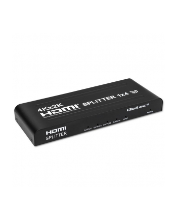 qoltec Aktywny rozdzielacz Splitter 4 x HDMI 4K x 2K | 3.4Gb/s